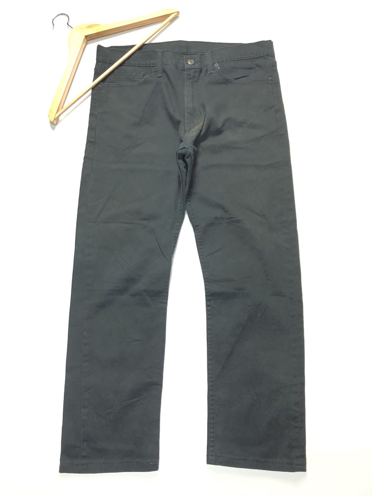 Levi's Vintage Clothing × Vintage VINTAGE LEVIS 513 SUPER BLACK DENIM Size US 34 / EU 50 - 2 Thumbnail