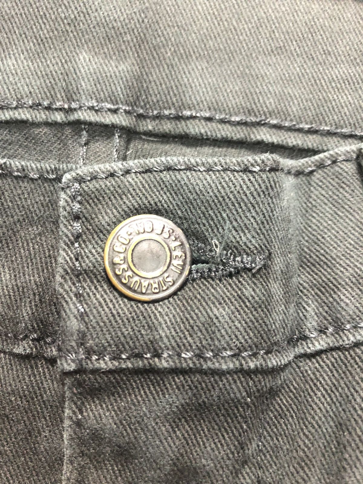 Levi's Vintage Clothing × Vintage VINTAGE LEVIS 513 SUPER BLACK DENIM Size US 34 / EU 50 - 4 Thumbnail
