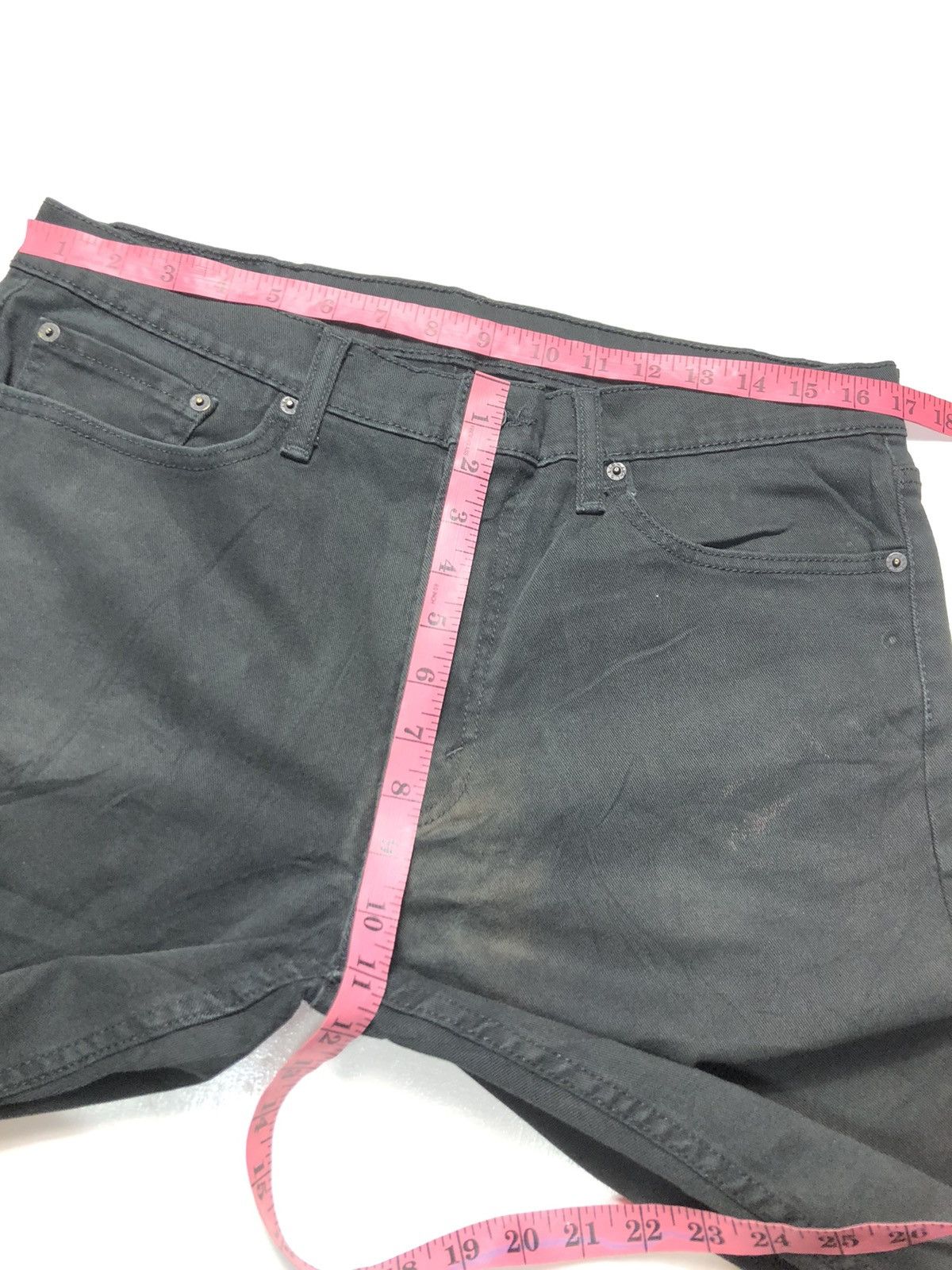 Levi's Vintage Clothing × Vintage VINTAGE LEVIS 513 SUPER BLACK DENIM Size US 34 / EU 50 - 17 Thumbnail