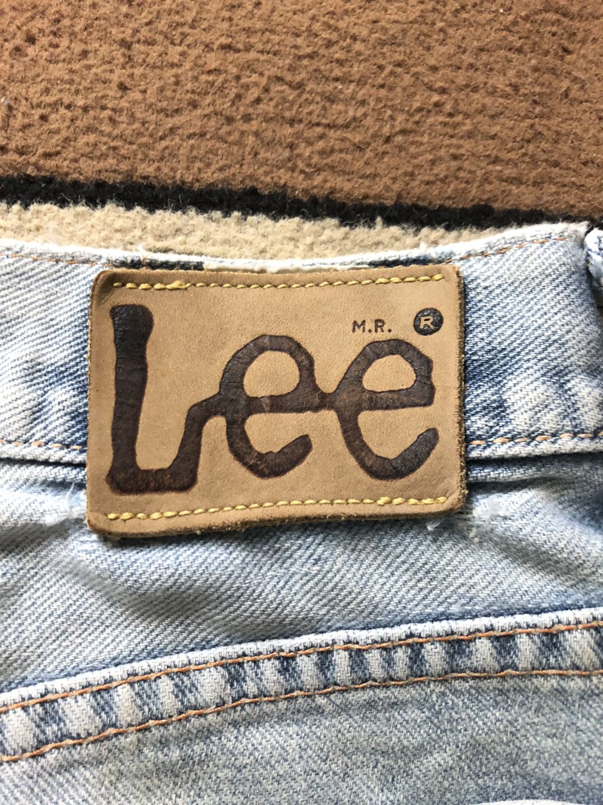Lee × Salvage × Vintage VINTAGE SELVEDGE LEE RIDER LIGHT BLUE WASH DISTRESSED DENIM Size US 31 - 12 Thumbnail