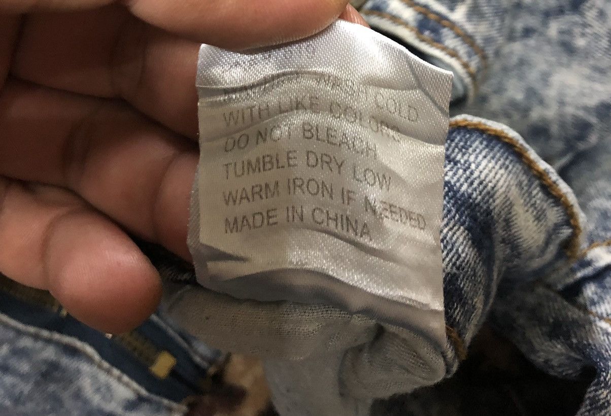 FUSAI × Vintage BALMAIN INSPIRED FUSAI JEANS BY FOCUS USA.INC. BIKER DENIM Size US 36 / EU 52 - 7 Thumbnail