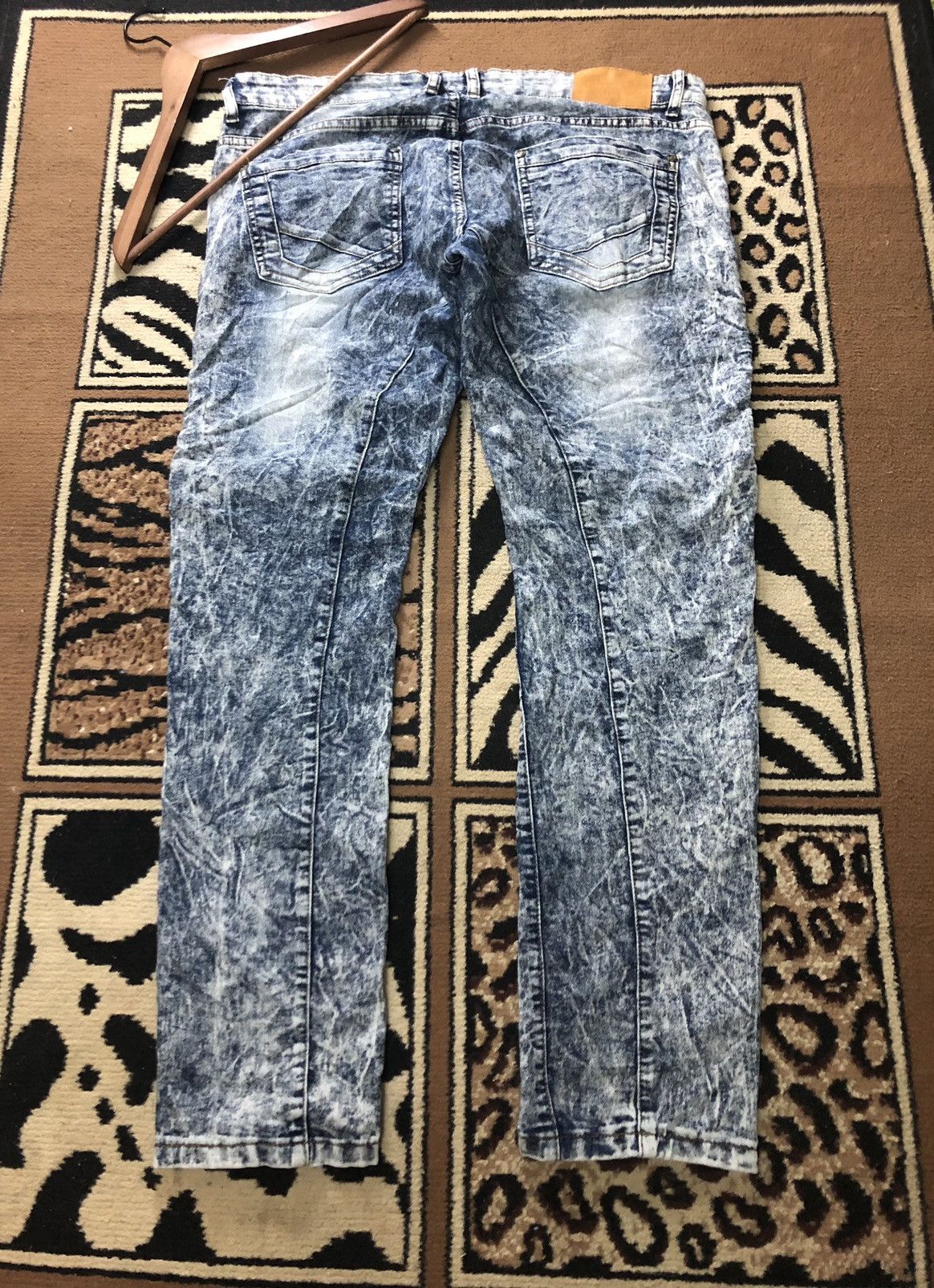 FUSAI × Vintage BALMAIN INSPIRED FUSAI JEANS BY FOCUS USA.INC. BIKER DENIM Size US 36 / EU 52 - 8 Thumbnail