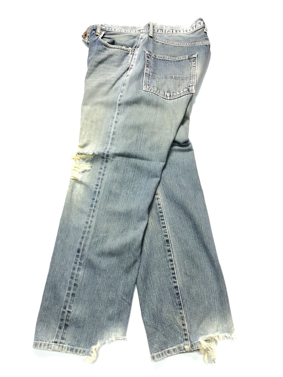 Edwin × Vintage VINTAGE EDWIN 505 SELVEDGE DISTRESSED DENIM Size US 32 / EU 48 - 15 Thumbnail