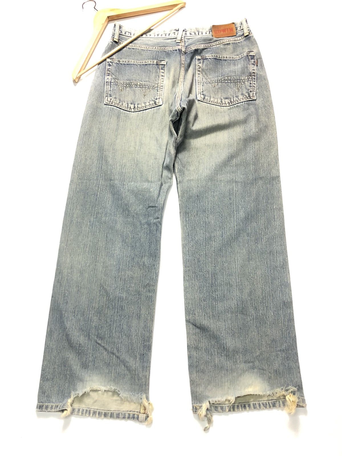 Edwin × Vintage VINTAGE EDWIN 505 SELVEDGE DISTRESSED DENIM Size US 32 / EU 48 - 11 Thumbnail