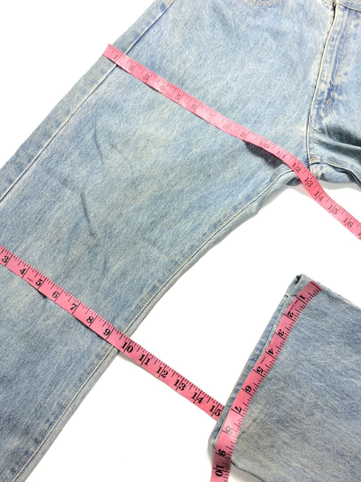 Big John × Vintage VINTAGE BIG JOHN SELVEDGE BLUE WASH DISTRESSED DENIM Size US 29 - 18 Thumbnail