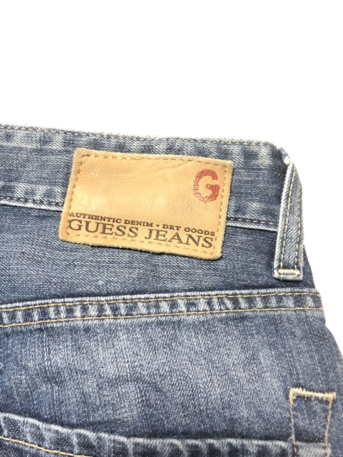 Guess × Vintage VINTAGE GUESS CLIFF-BOOT CUT BLUE WASH DENIM Size US 31 - 4 Thumbnail
