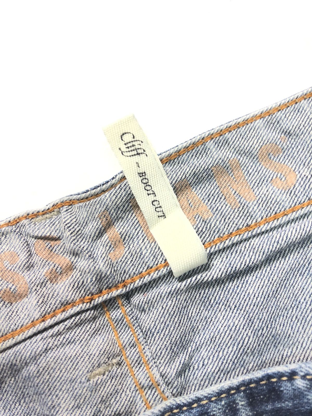 Guess × Vintage VINTAGE GUESS CLIFF-BOOT CUT BLUE WASH DENIM Size US 31 - 10 Thumbnail