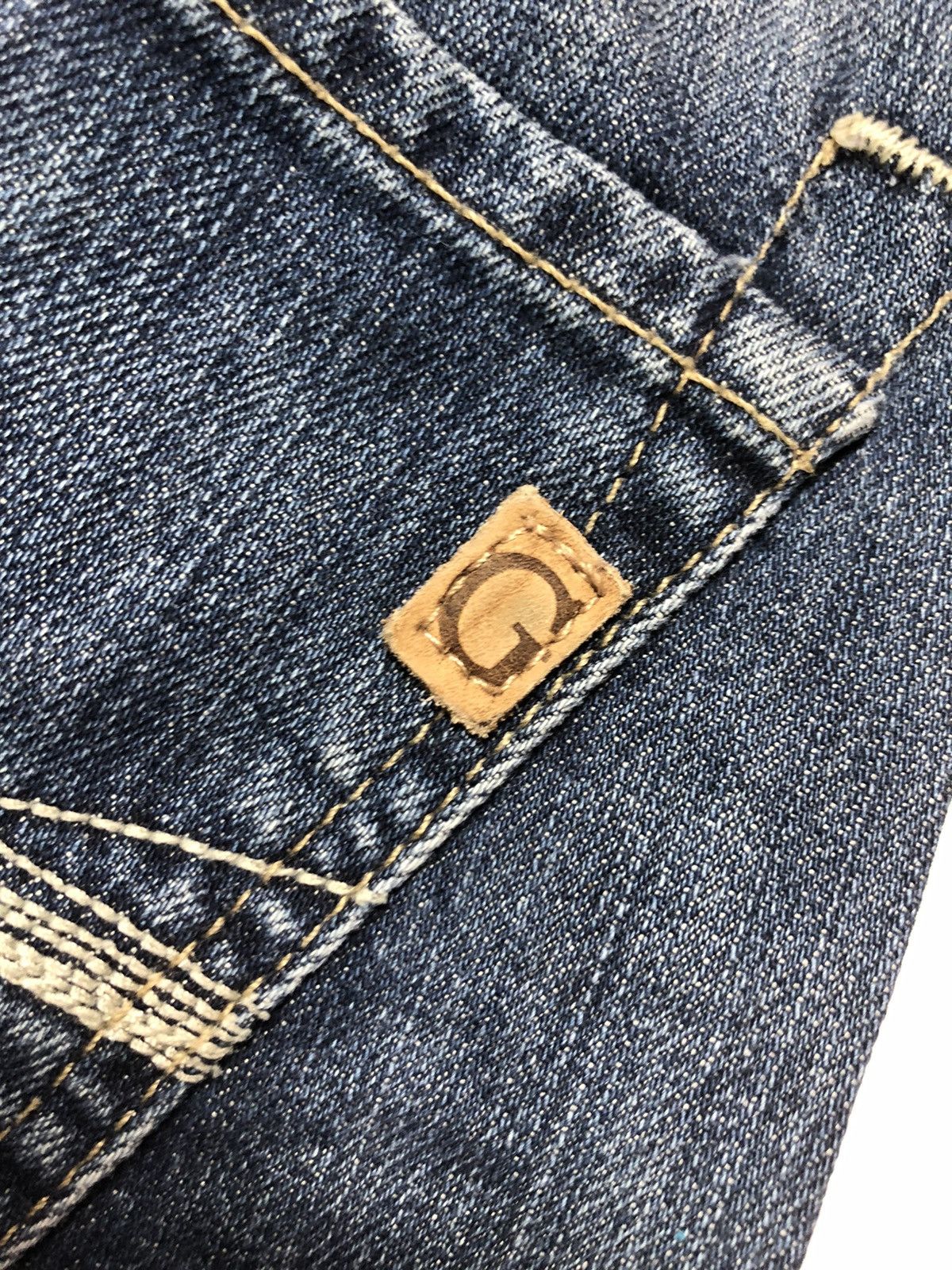 Guess × Vintage VINTAGE GUESS CLIFF-BOOT CUT BLUE WASH DENIM Size US 31 - 3 Thumbnail
