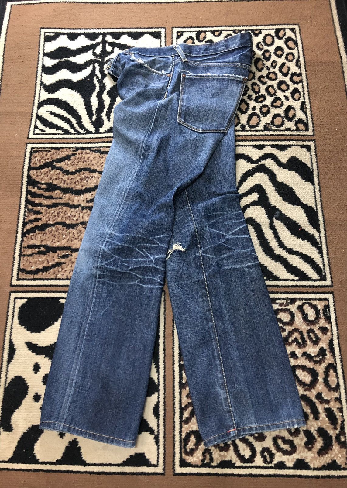 Banana Republic × Vintage VINTAGE SELVEDGE BANANA REPUBLIC DISTRESSED DENIM Size US 30 / EU 46 - 14 Thumbnail