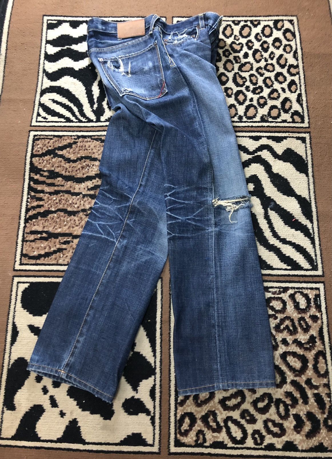 Banana Republic × Vintage VINTAGE SELVEDGE BANANA REPUBLIC DISTRESSED DENIM Size US 30 / EU 46 - 15 Thumbnail