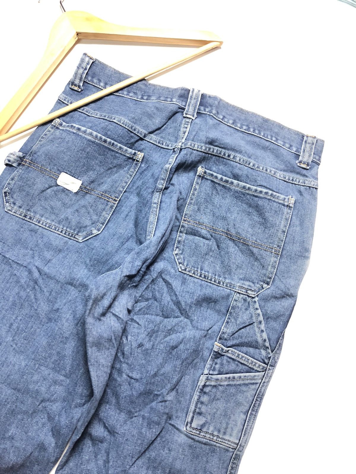 Old Navy × Vintage VINTAGE OLD NAVY CARPENTER WORKWEAR BLUE WASH DENIM Size US 34 / EU 50 - 1 Thumbnail