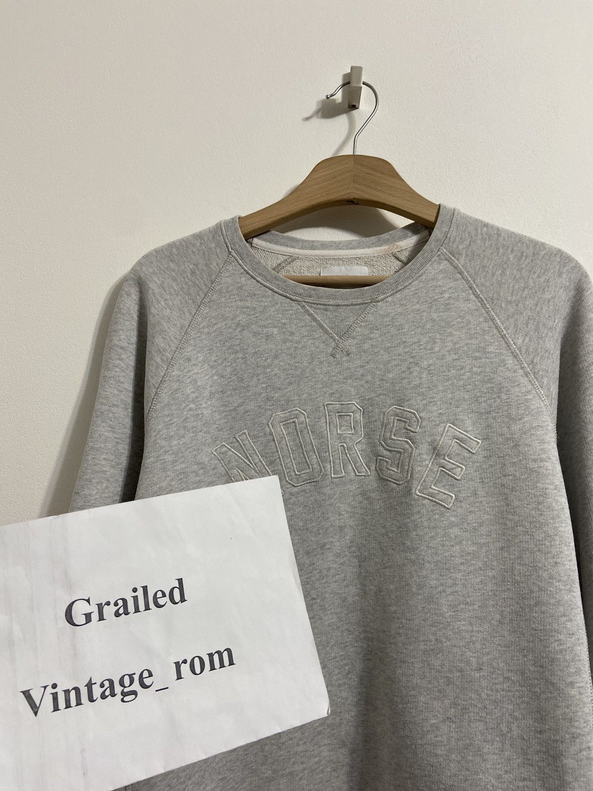 Norse Projects Norse Projects sweatshirt Big Logo Size US L / EU 52-54 / 3 - 11 Thumbnail