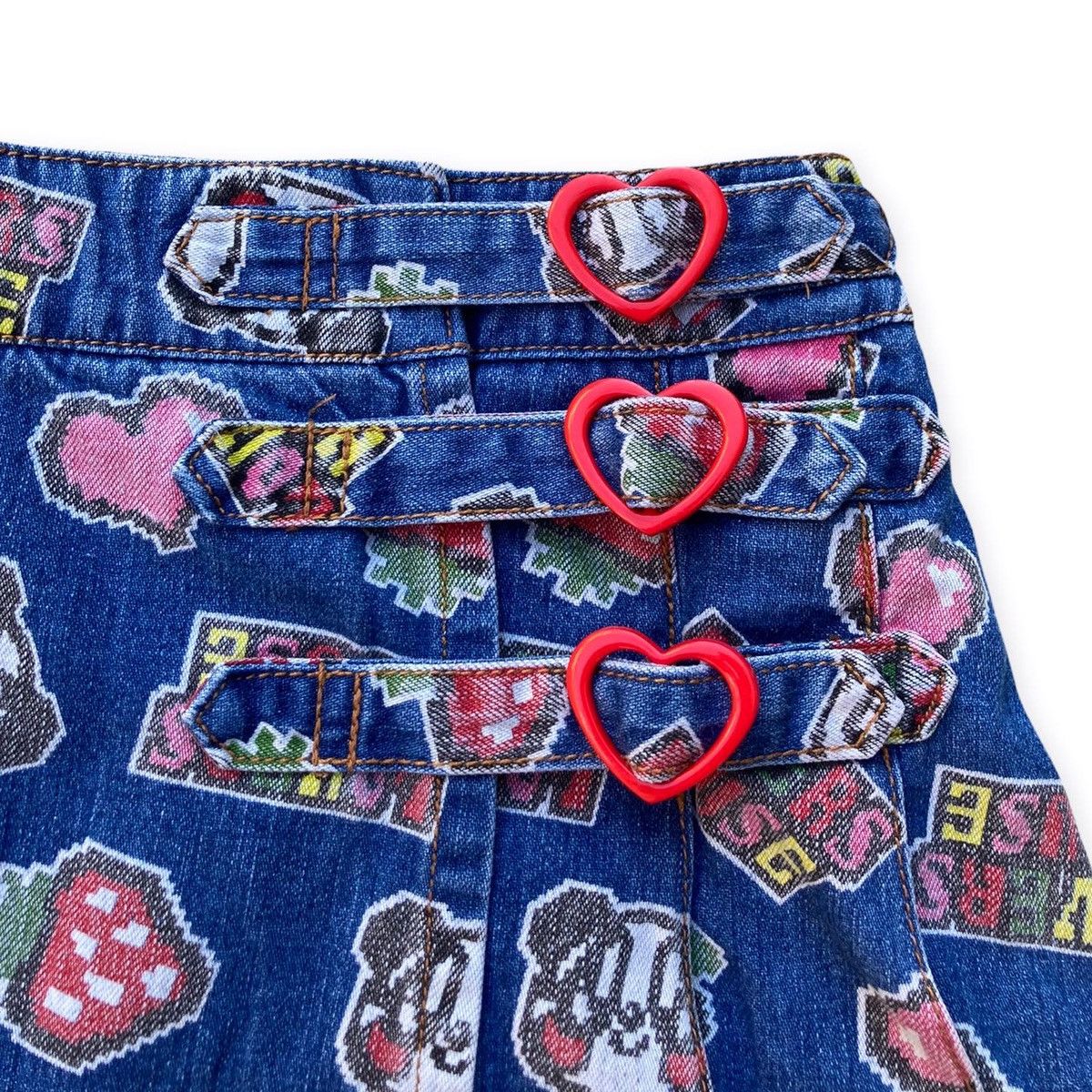 Other Lovers House Pleated Denim Skirt.⁣⁣⁣ Size US 26 / EU 42 - 4 Thumbnail