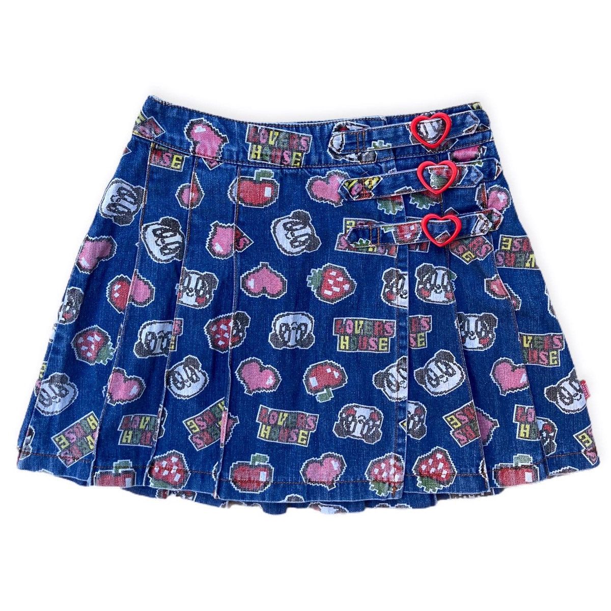 Other Lovers House Pleated Denim Skirt.⁣⁣⁣ Size US 26 / EU 42 - 1 Thumbnail