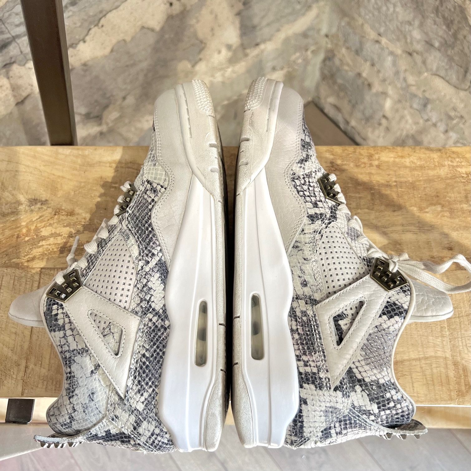 Nike Nike Air Jordan 4 Retro Premium Pinnacle Snakeskin Sneakers Size US 9 / EU 42 - 5 Thumbnail