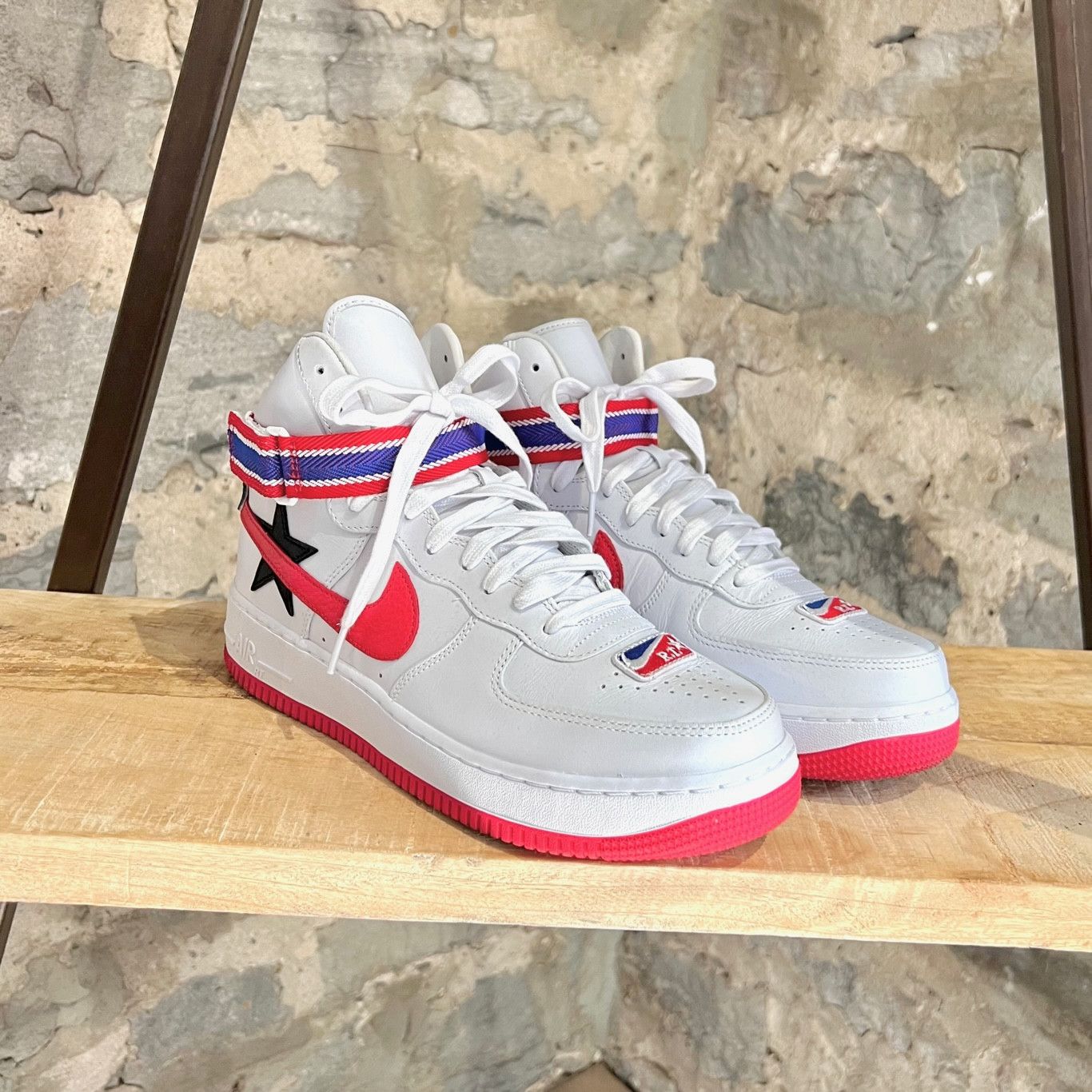 image of Nike Air Force 1 X Riccardo Tisci Minotaurs White Sneakers, Men's (Size 9)