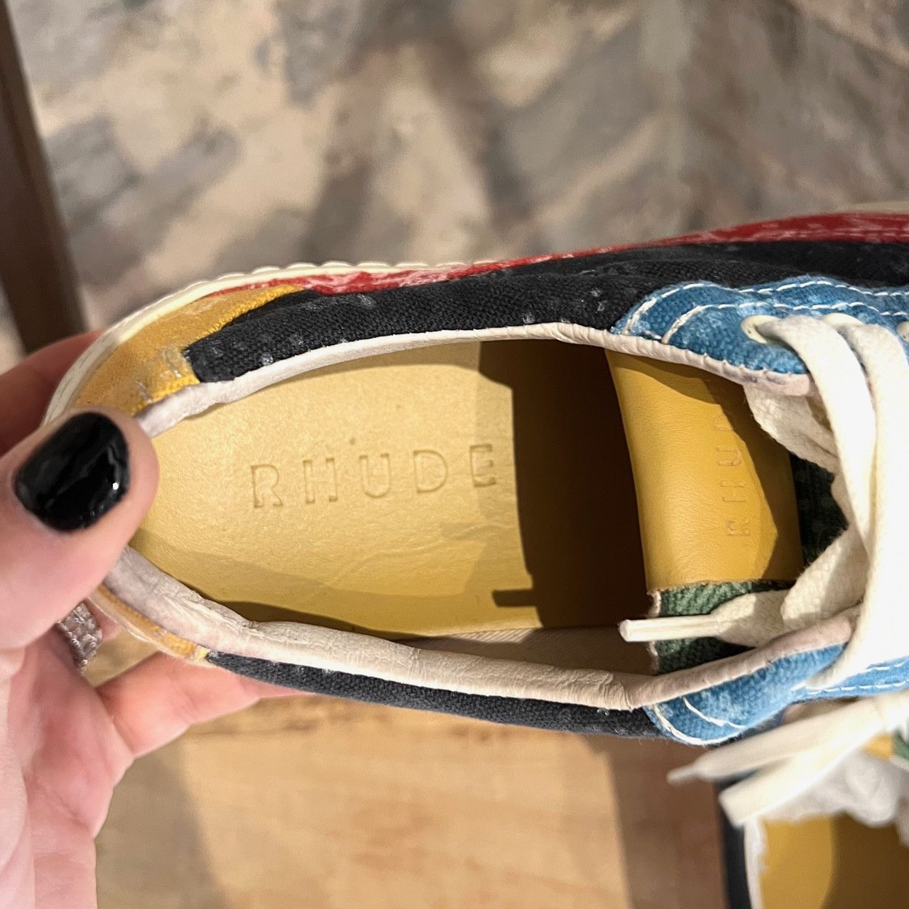 Rhude Rhude V2 Primary Bandana Low Sneakers Size US 9 / EU 42 - 6 Thumbnail