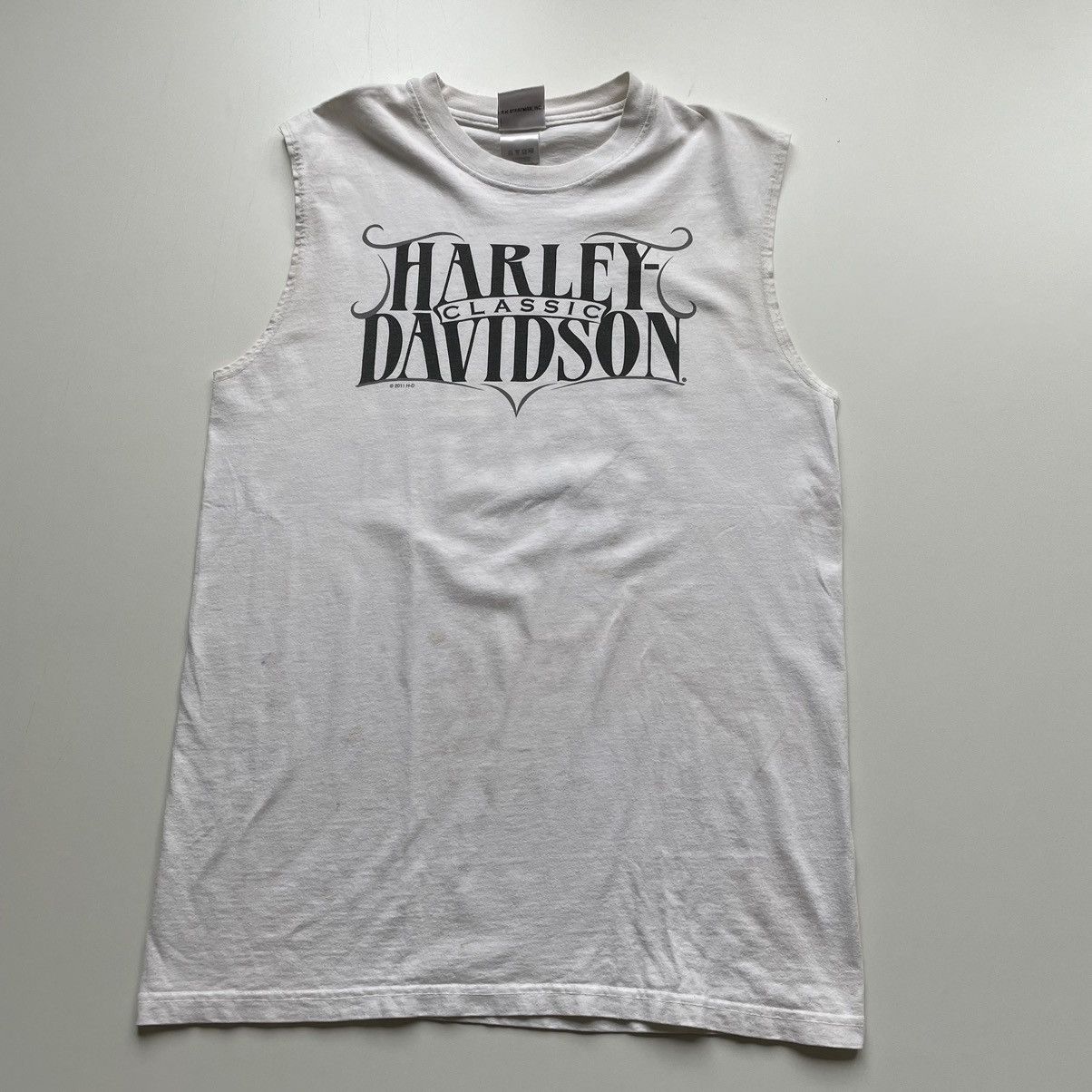 Harley Davidson Vintage 2000s Harley Davidson Biker Graphic tank Top Shirt Size US M / EU 48-50 / 2 - 1 Thumbnail