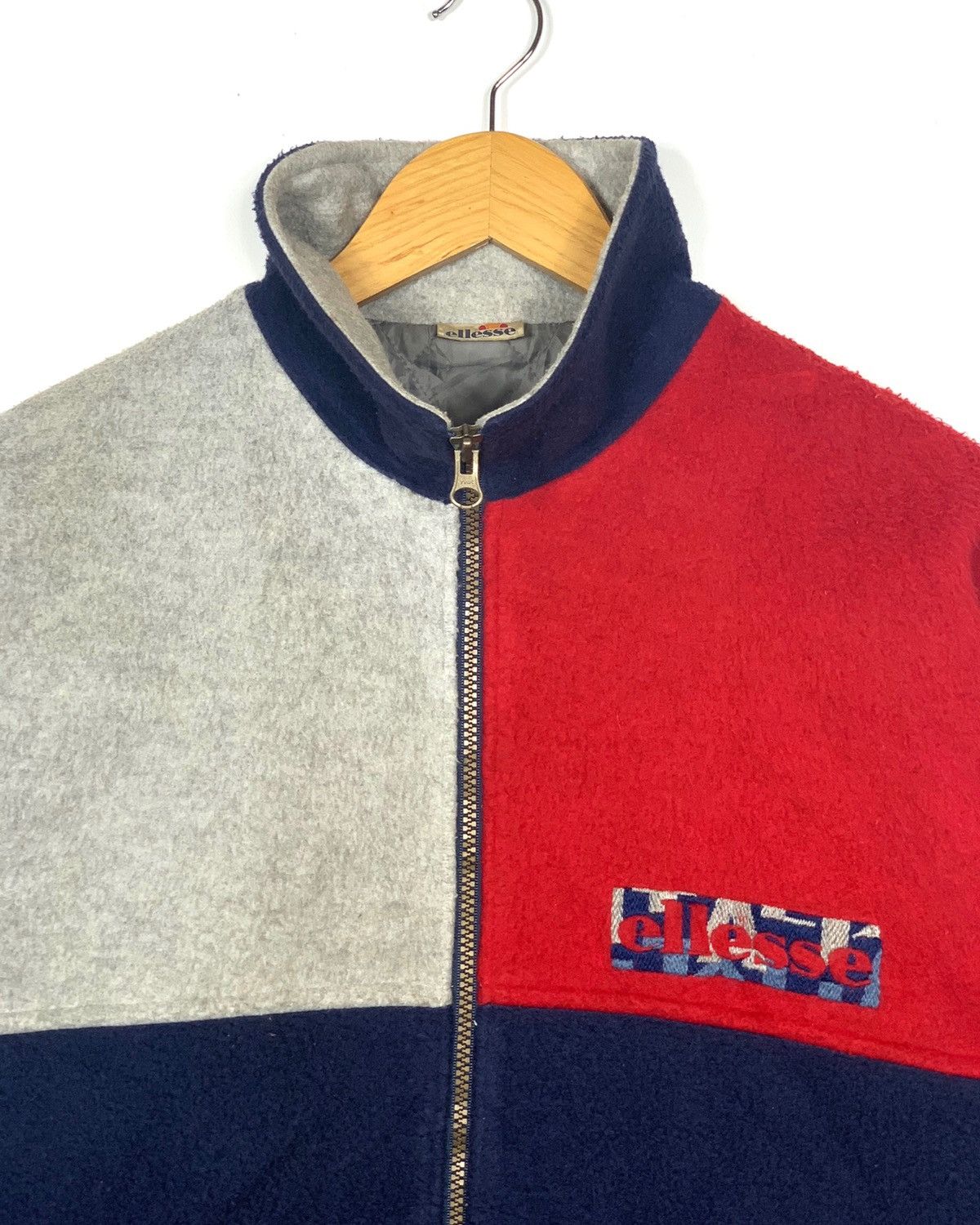 Ellesse Vintage Ellesse Fleece Jacket Multicolour Large Size Size US L / EU 52-54 / 3 - 2 Thumbnail