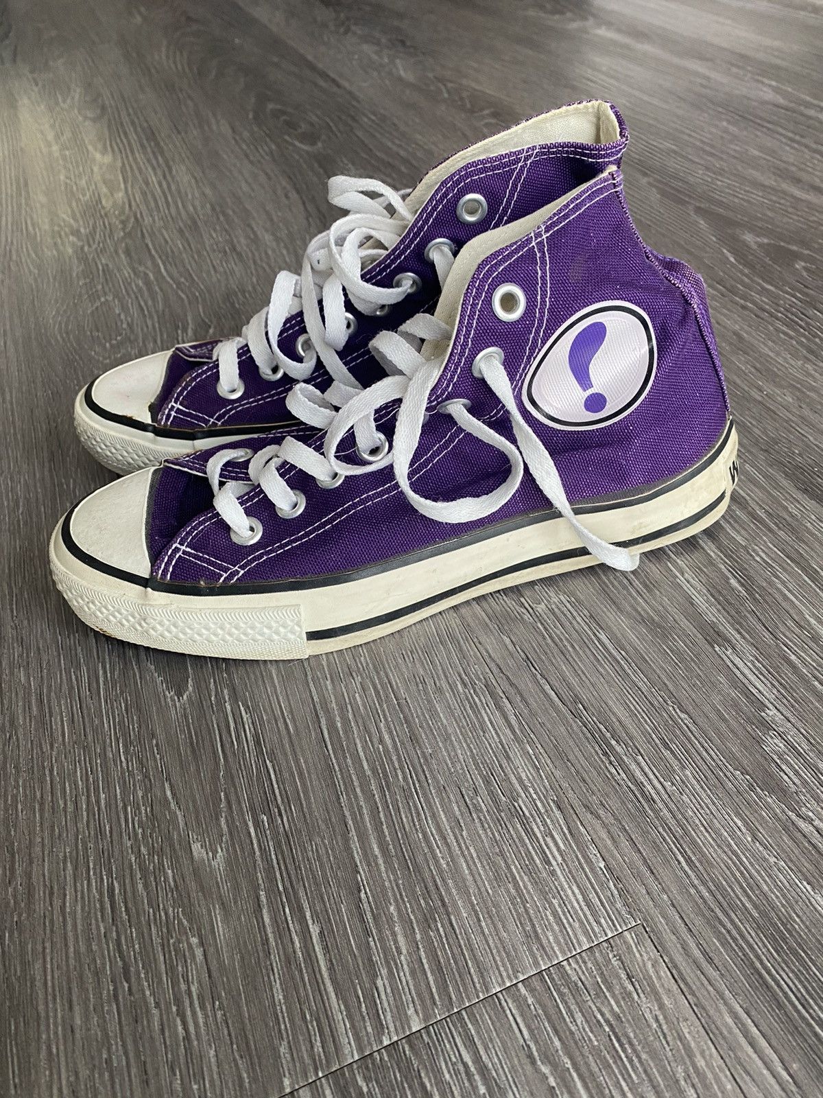Japanese Brand Vintage 80s Wam!net Purple Converse Y2k Rare Size US 7 / EU 40 - 3 Thumbnail