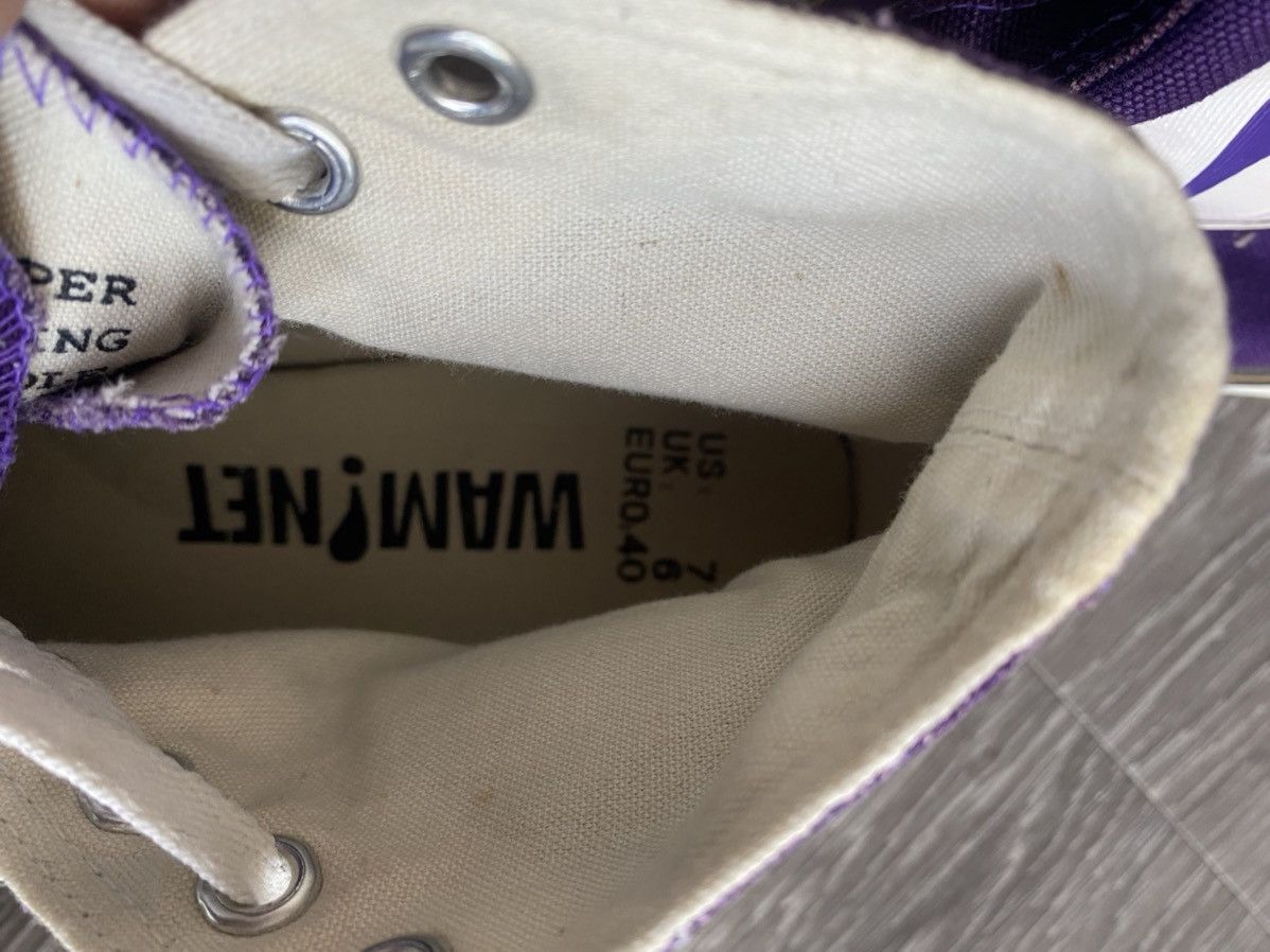 Japanese Brand Vintage 80s Wam!net Purple Converse Y2k Rare Size US 7 / EU 40 - 9 Thumbnail