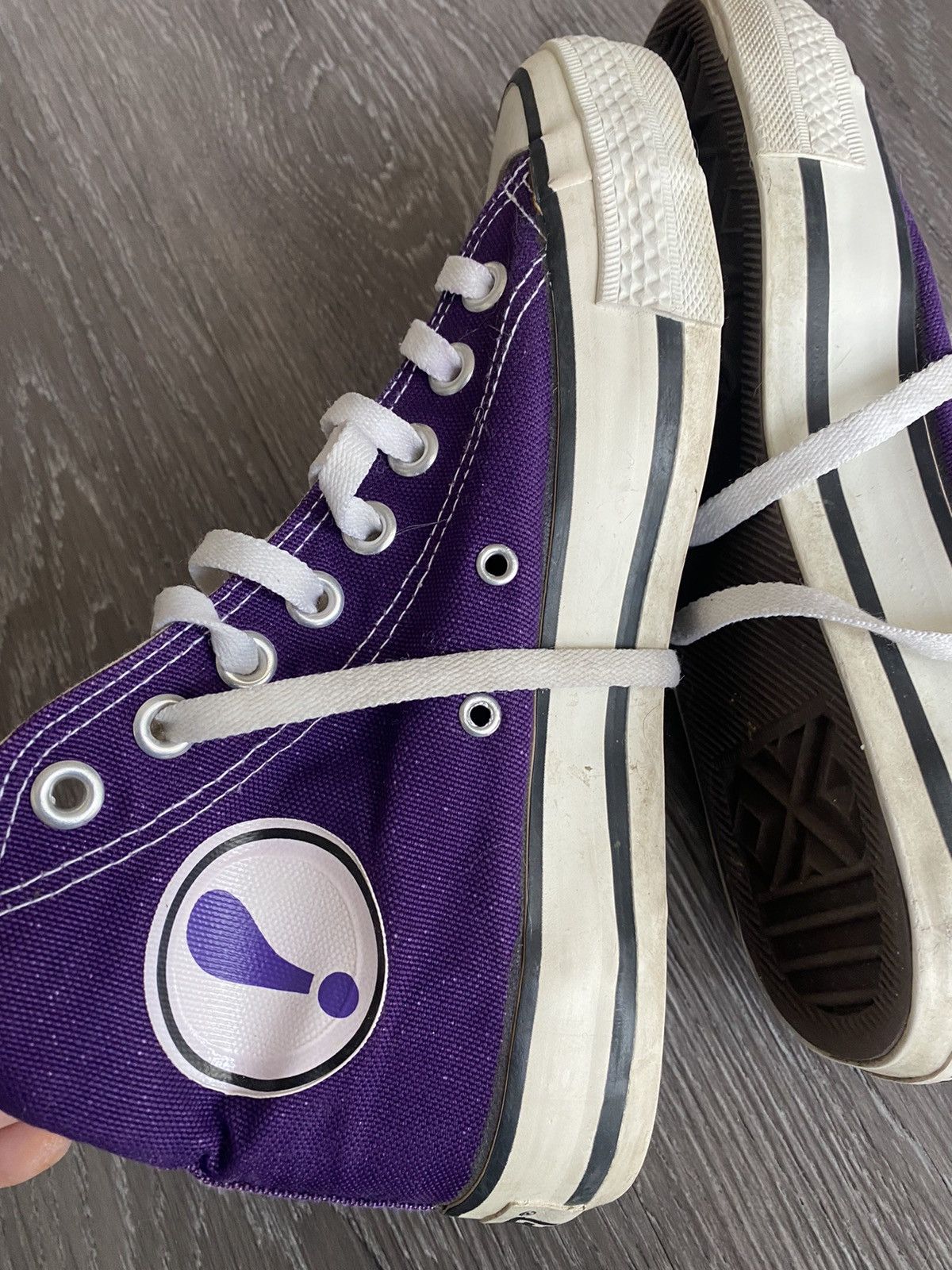 Japanese Brand Vintage 80s Wam!net Purple Converse Y2k Rare Size US 7 / EU 40 - 5 Thumbnail