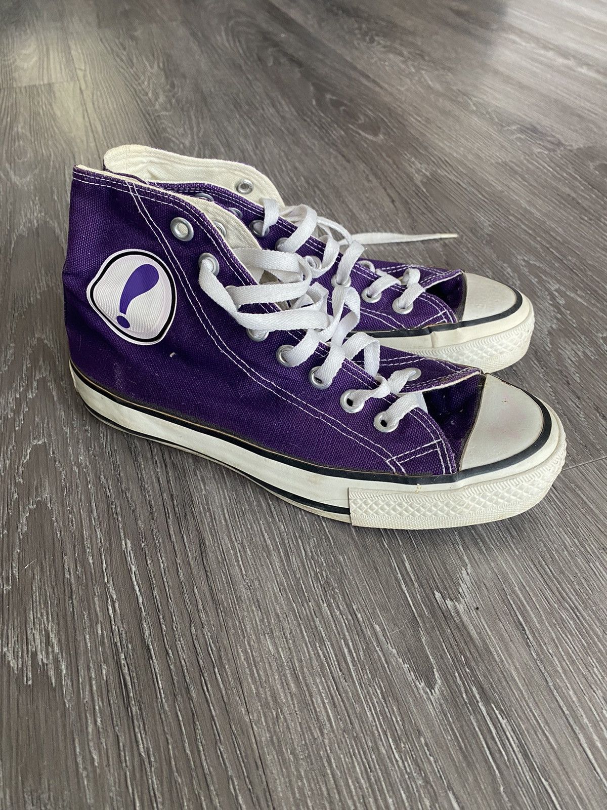 Japanese Brand Vintage 80s Wam!net Purple Converse Y2k Rare Size US 7 / EU 40 - 1 Thumbnail
