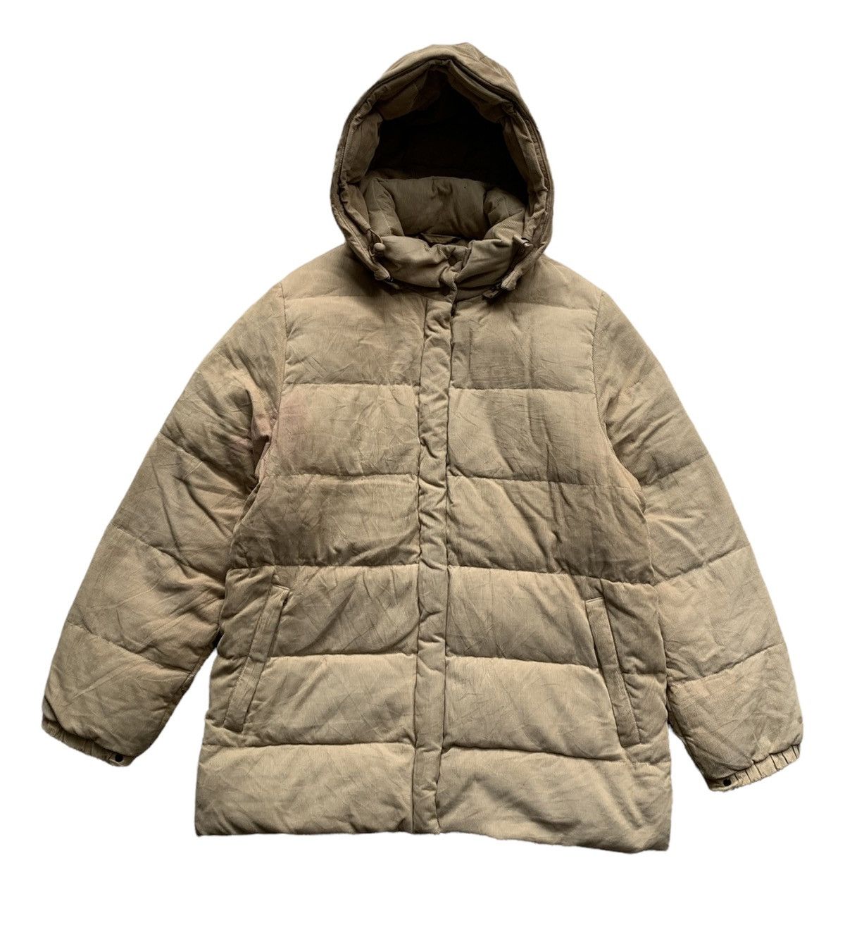 Moncler × Vintage Vintage Down puffer corduroy jacket Size US S / EU 44-46 / 1 - 1 Thumbnail
