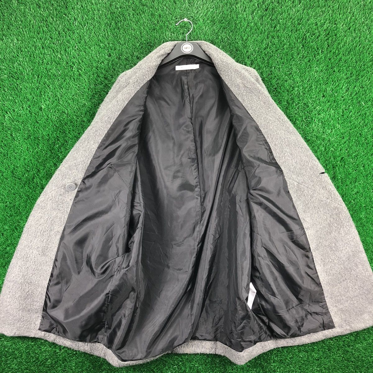 MOUSSY Moussy Wool Coat Jacket Avant Garde Design Style Size XL / US 12-14 / IT 48-50 - 7 Thumbnail