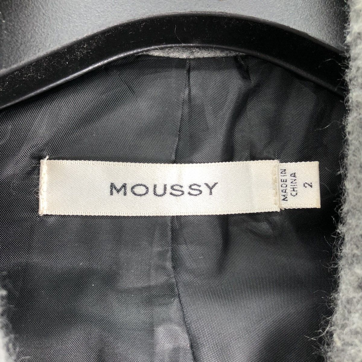 MOUSSY Moussy Wool Coat Jacket Avant Garde Design Style Size XL / US 12-14 / IT 48-50 - 10 Thumbnail