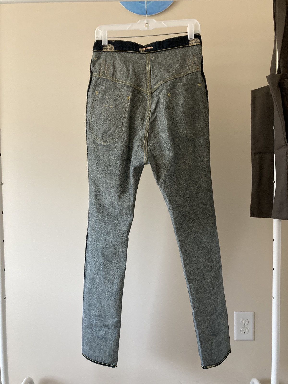 Kapital Kapital Big Polka Dot High Waist Denim with Back Cinch Size US 29 - 12 Thumbnail
