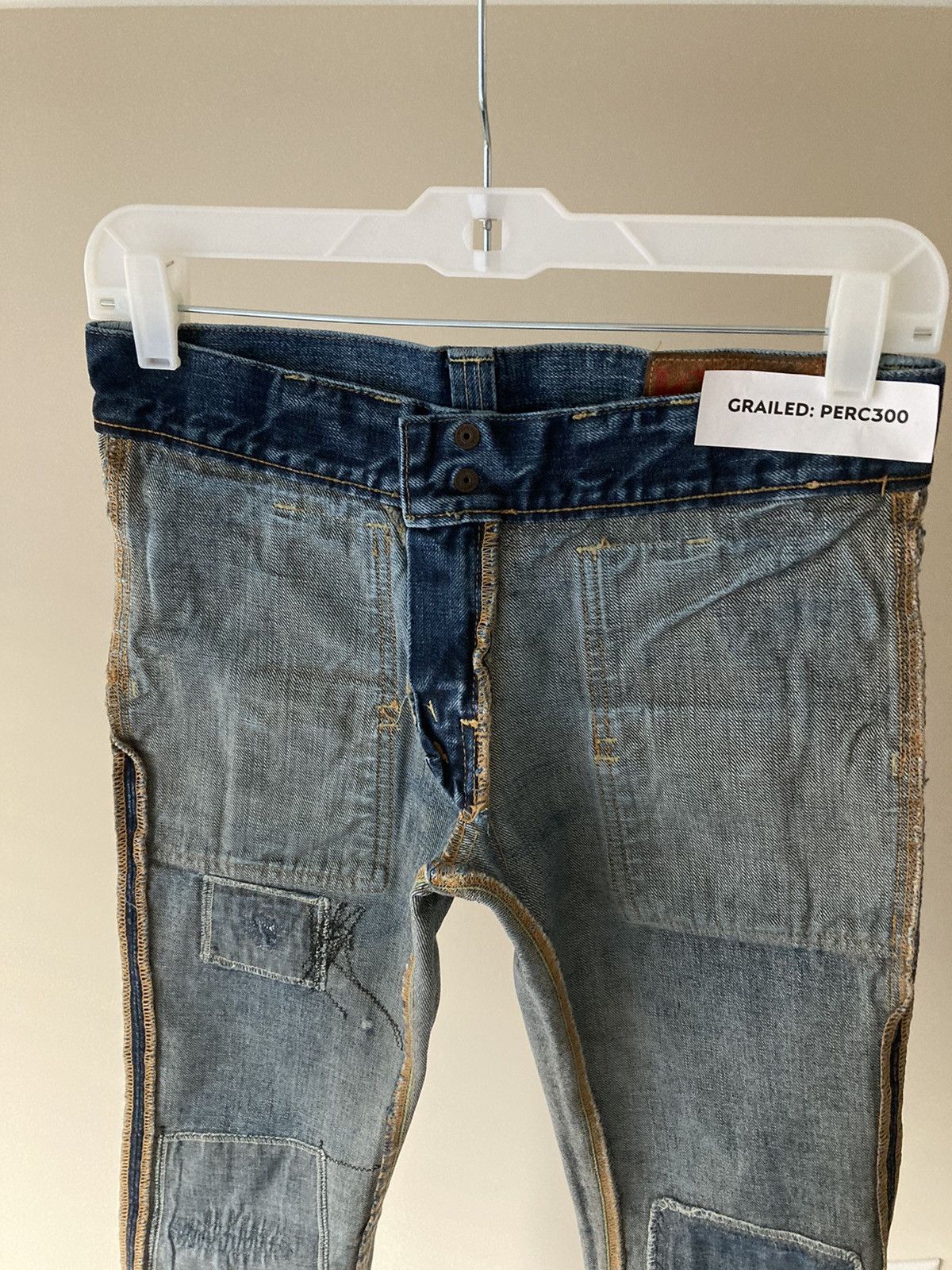 Kapital Kountry Kapital Kountry Bush Distressed/Repaired STONE Cut Denim Size US 28 / EU 44 - 16 Thumbnail