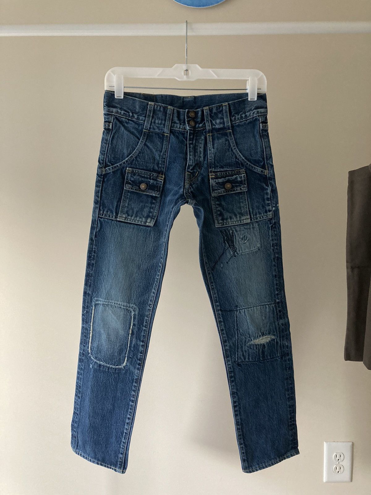 Kapital Kountry Kapital Kountry Bush Distressed/Repaired STONE Cut Denim Size US 28 / EU 44 - 1 Thumbnail
