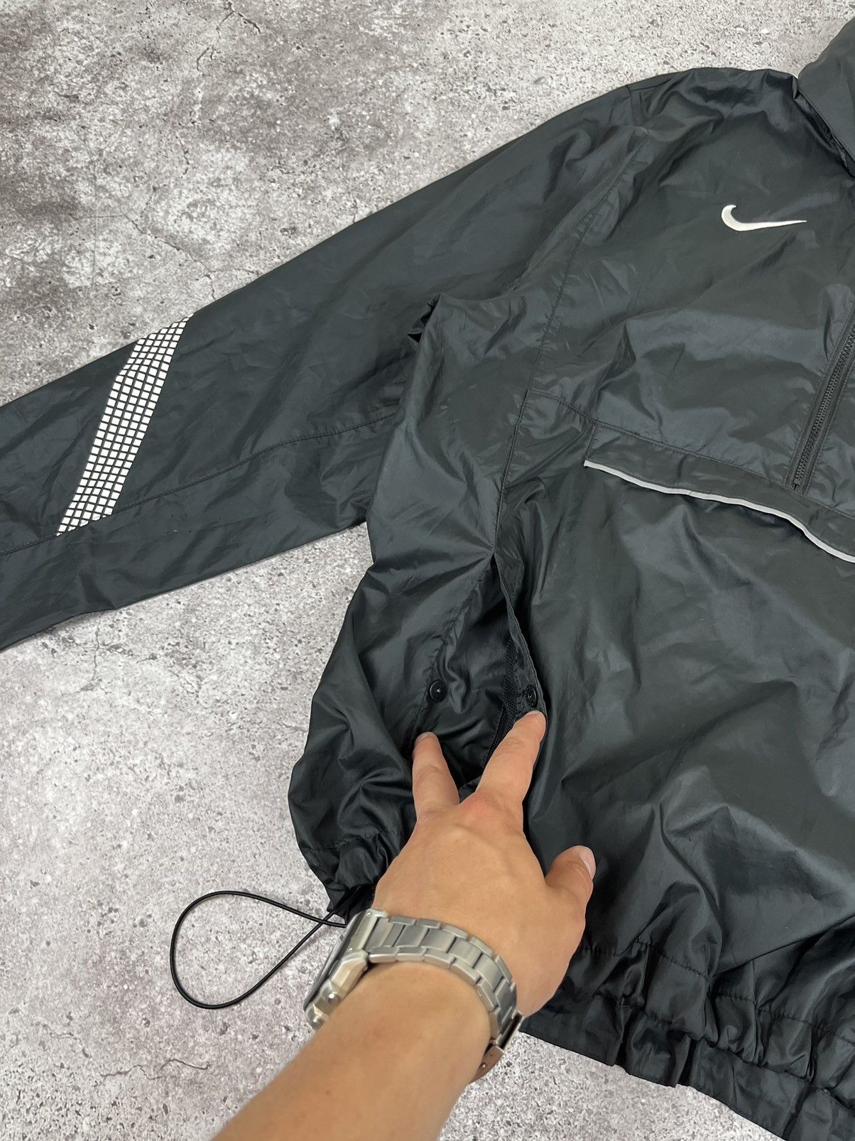 Vintage Nike England Rugby Vintage Nylon Jacket Size US L / EU 52-54 / 3 - 6 Thumbnail