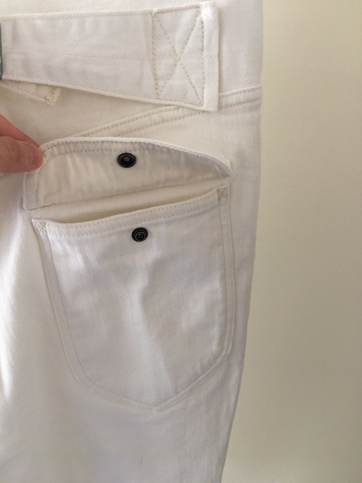 Kapital Kapital Bush High Waist STONE Cut Denim with Back Cinch Size US 28 / EU 44 - 12 Thumbnail