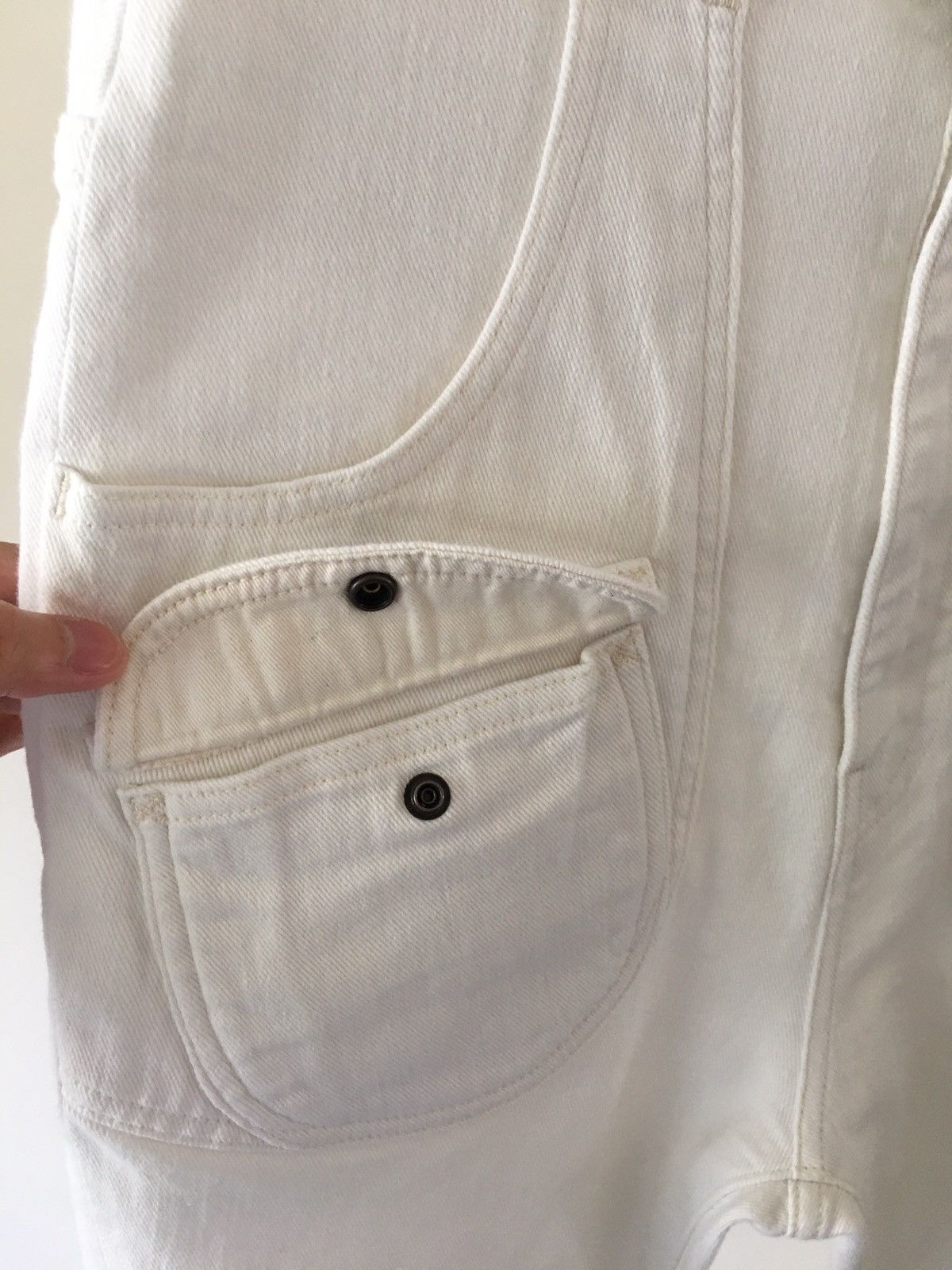 Kapital Kapital Bush High Waist STONE Cut Denim with Back Cinch Size US 28 / EU 44 - 3 Thumbnail