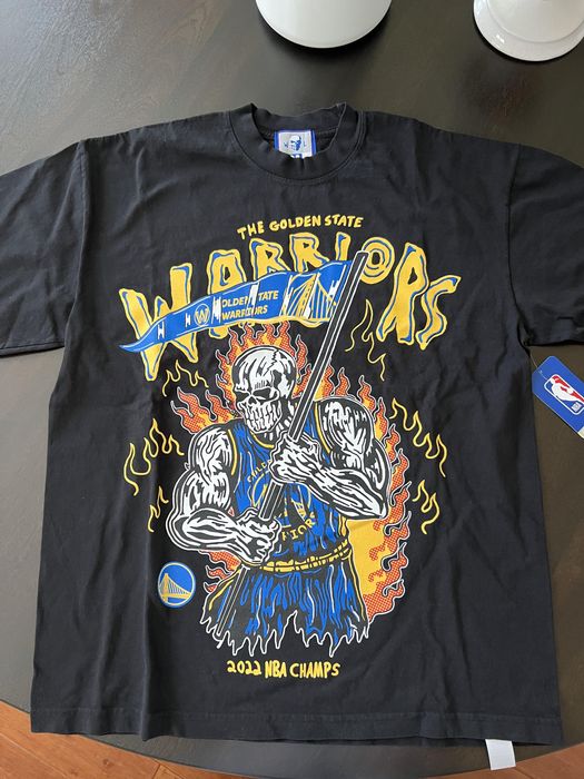 Warren Lotas WL x Golden State Warriors 2022 NBA Champs Tee (L