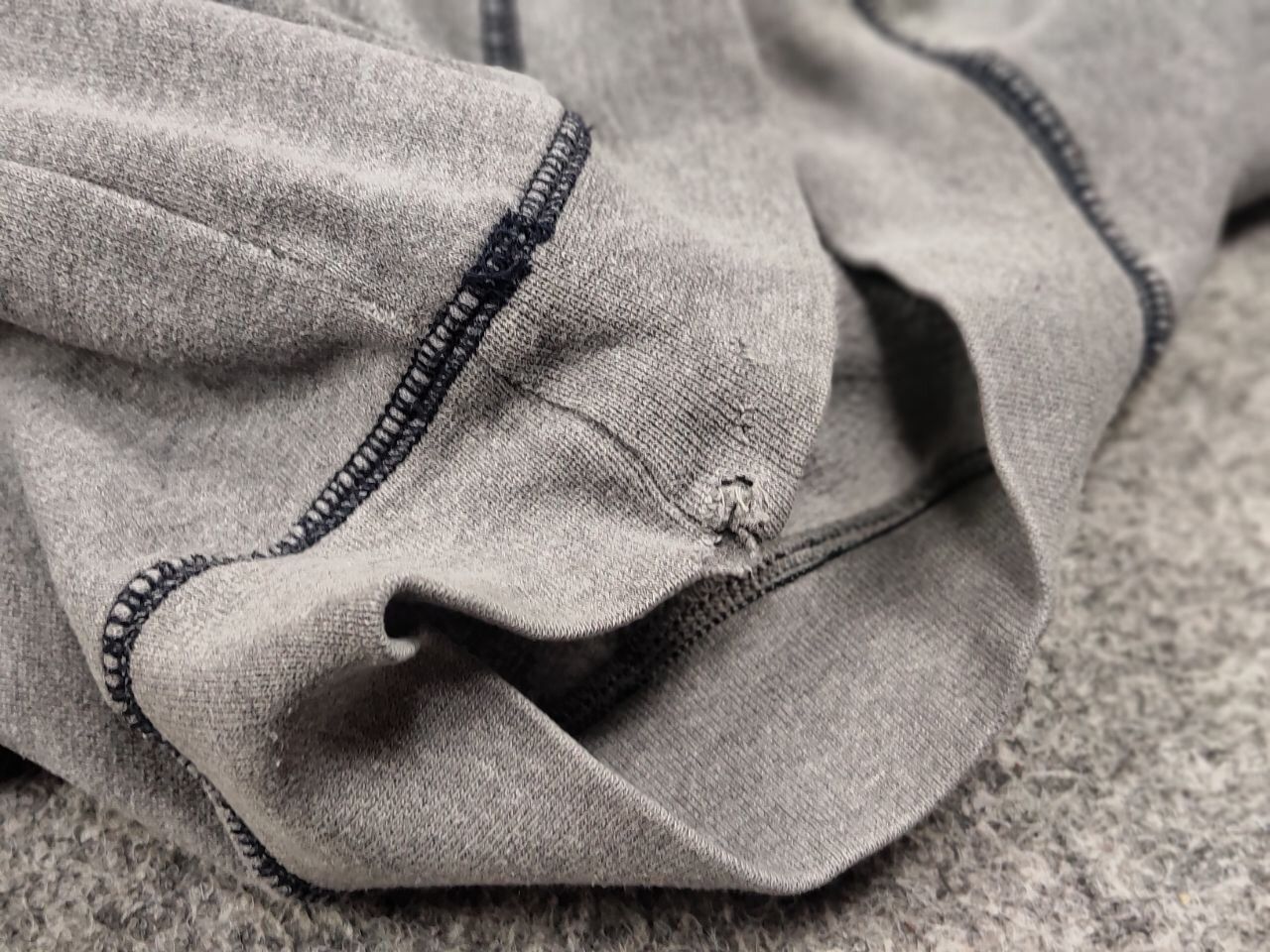 Vintage Vintage 80's Air Force US Army Gray Crew Chek Sweatshirt Size US L / EU 52-54 / 3 - 20 Thumbnail