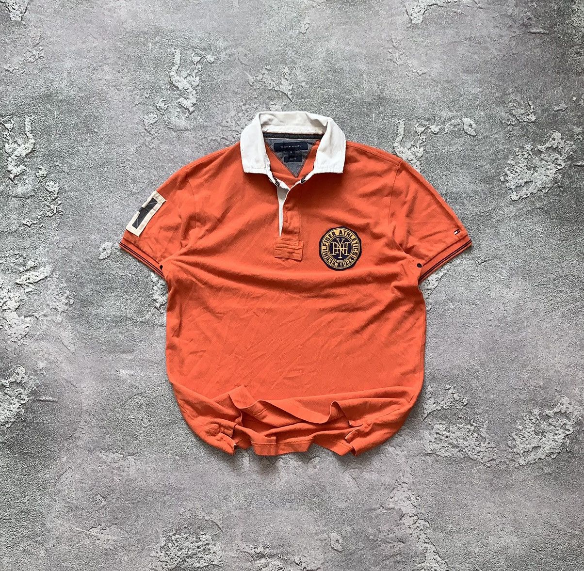 Tommy Hilfiger × Vintage Tommy Hilfiger M rugby polo button up tee T-shirt dress NY Size US M / EU 48-50 / 2 - 1 Thumbnail