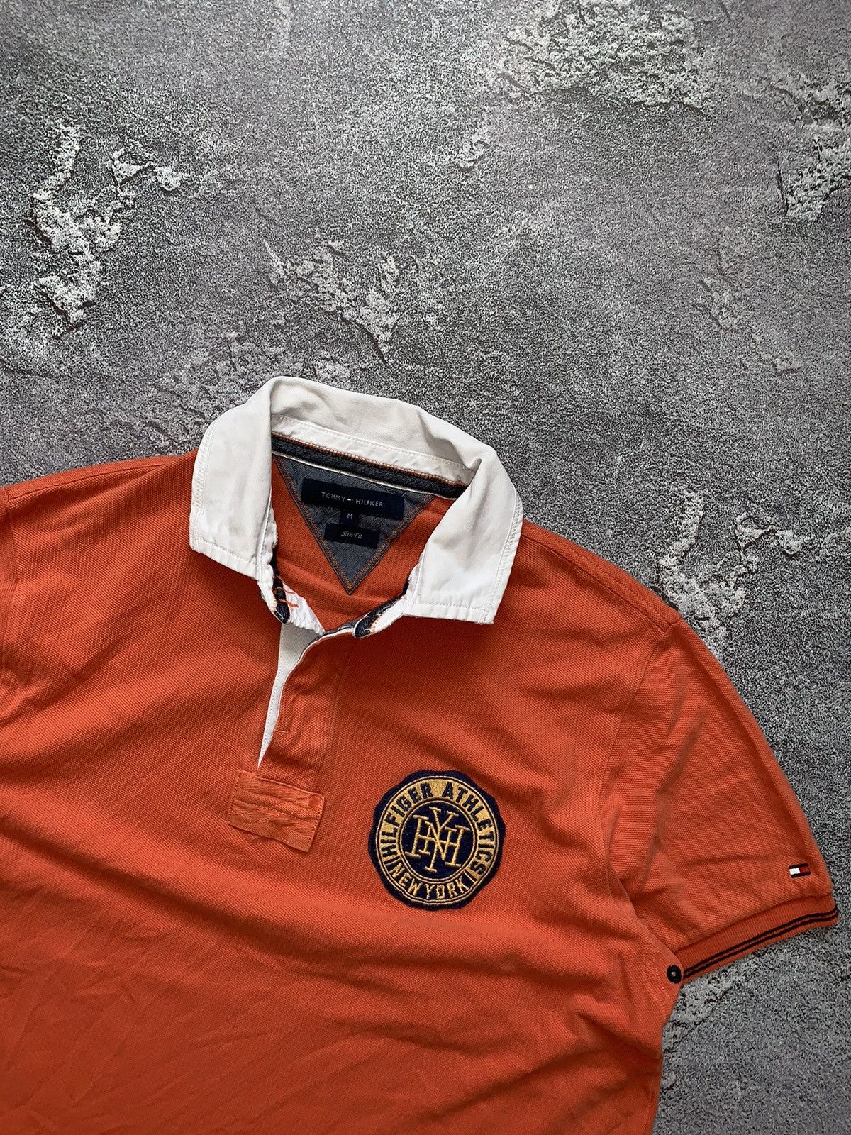 Tommy Hilfiger × Vintage Tommy Hilfiger M rugby polo button up tee T-shirt dress NY Size US M / EU 48-50 / 2 - 5 Thumbnail