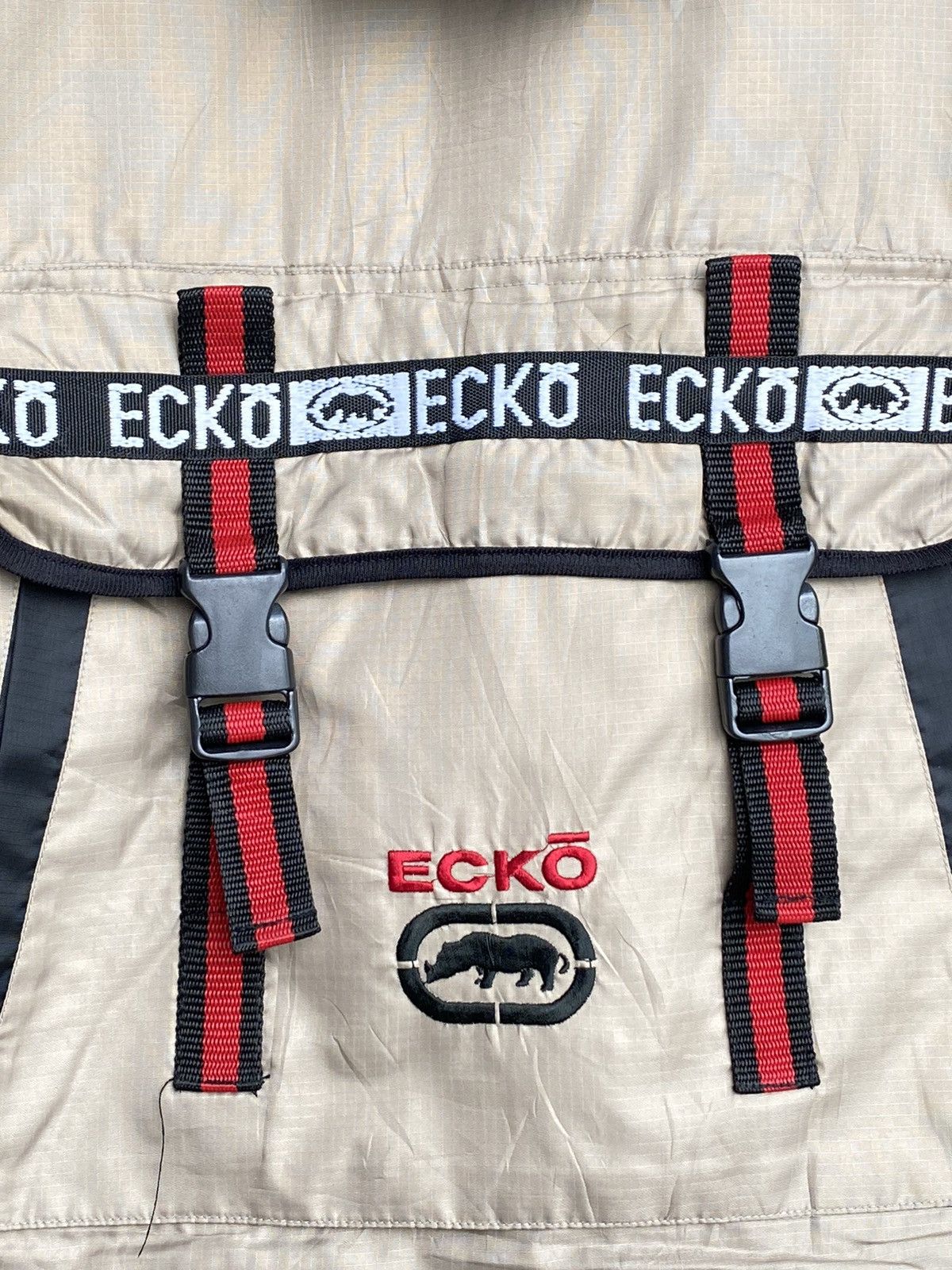 Ecko Unltd. Vintage Ecko Unlimited Tactical Bondage Windbreaker Hoodies Size US XL / EU 56 / 4 - 5 Thumbnail