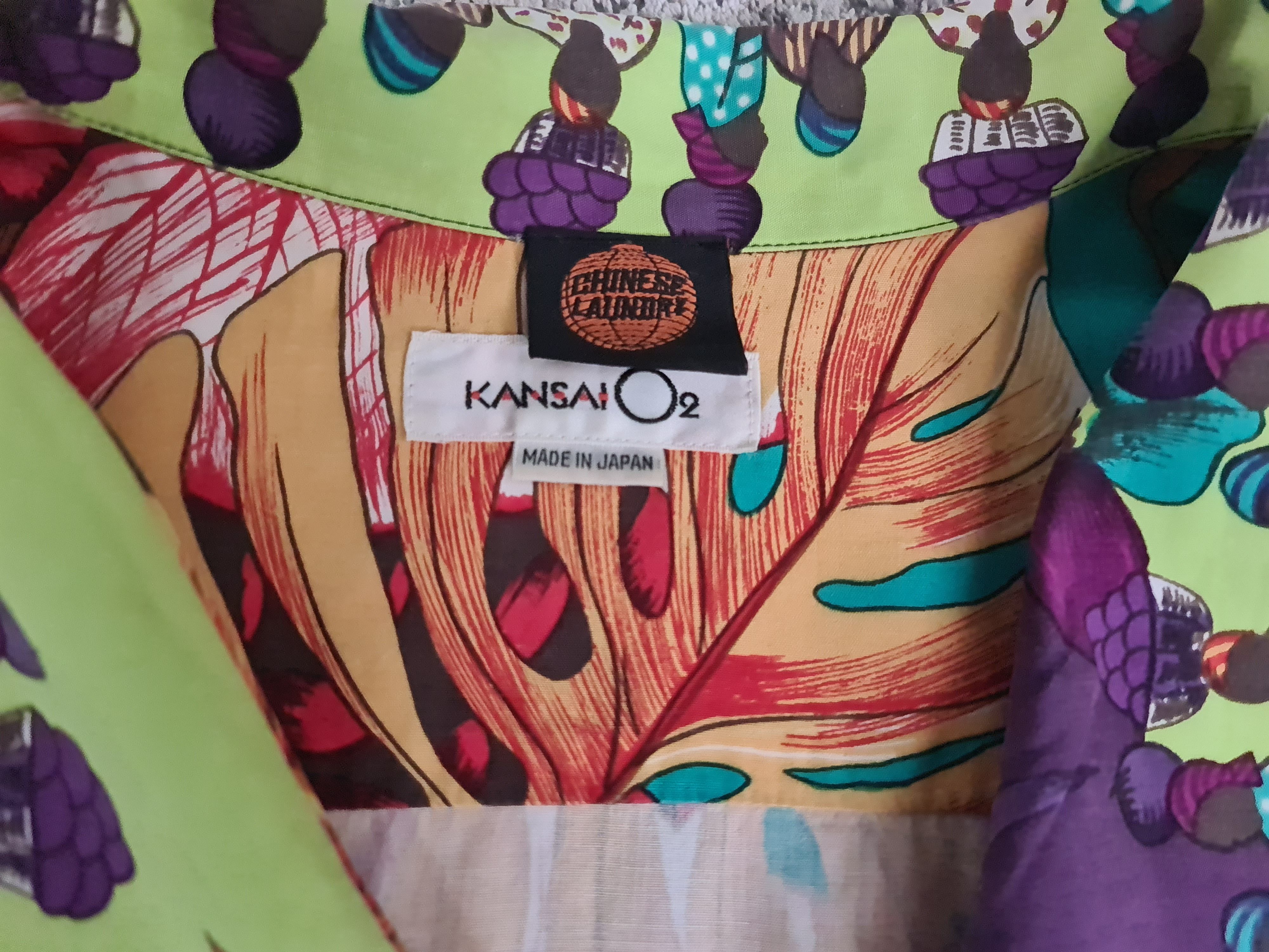 Kansai Yamamoto Kansai Yamamoto Hawaiian Shirt RARE! Size L / US 10 / IT 46 - 10 Thumbnail