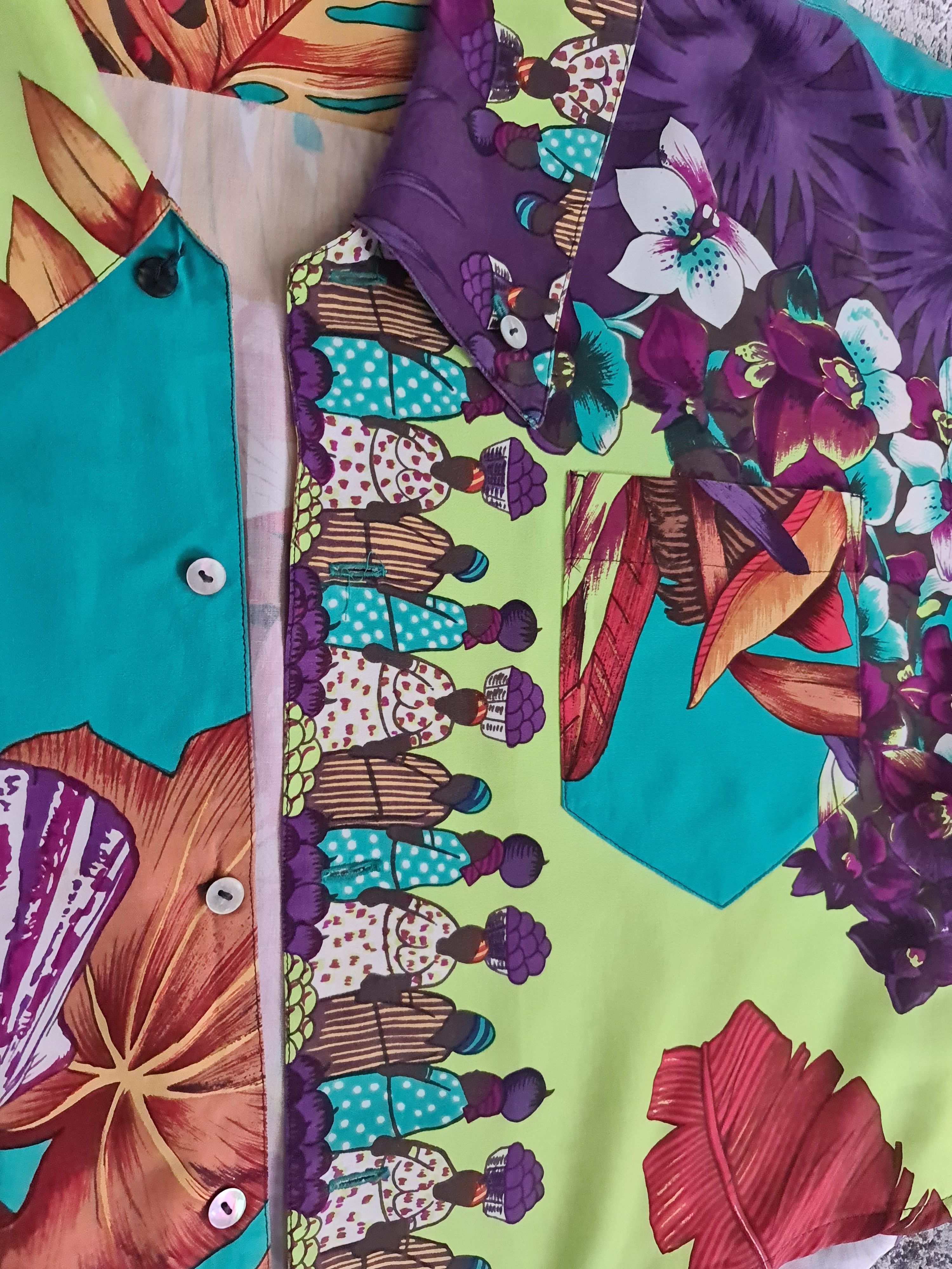 Kansai Yamamoto Kansai Yamamoto Hawaiian Shirt RARE! Size L / US 10 / IT 46 - 8 Thumbnail