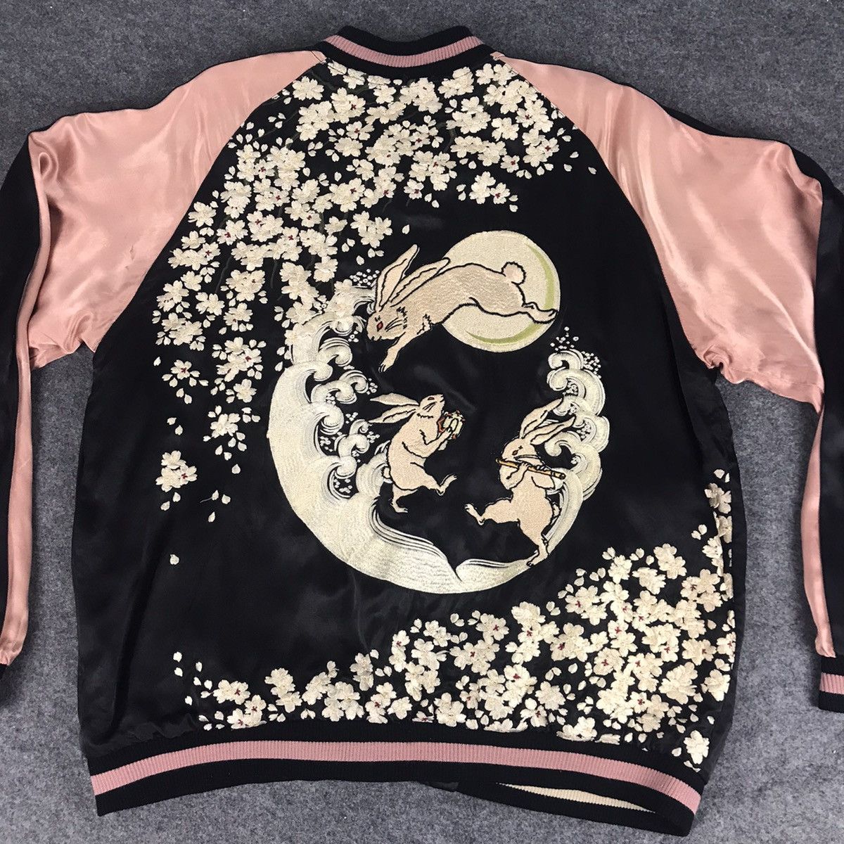 Toyo Enterprises Reversible Vintage Geisha sukajan souvenir Size US XL / EU 56 / 4 - 9 Thumbnail
