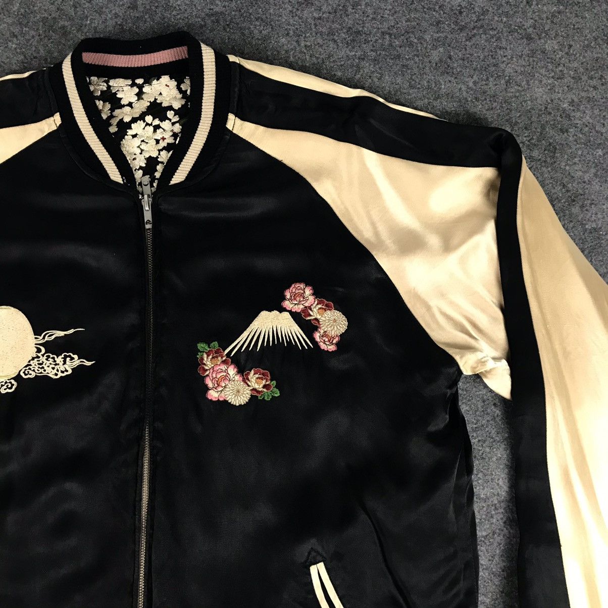 Toyo Enterprises Reversible Vintage Geisha sukajan souvenir Size US XL / EU 56 / 4 - 10 Thumbnail