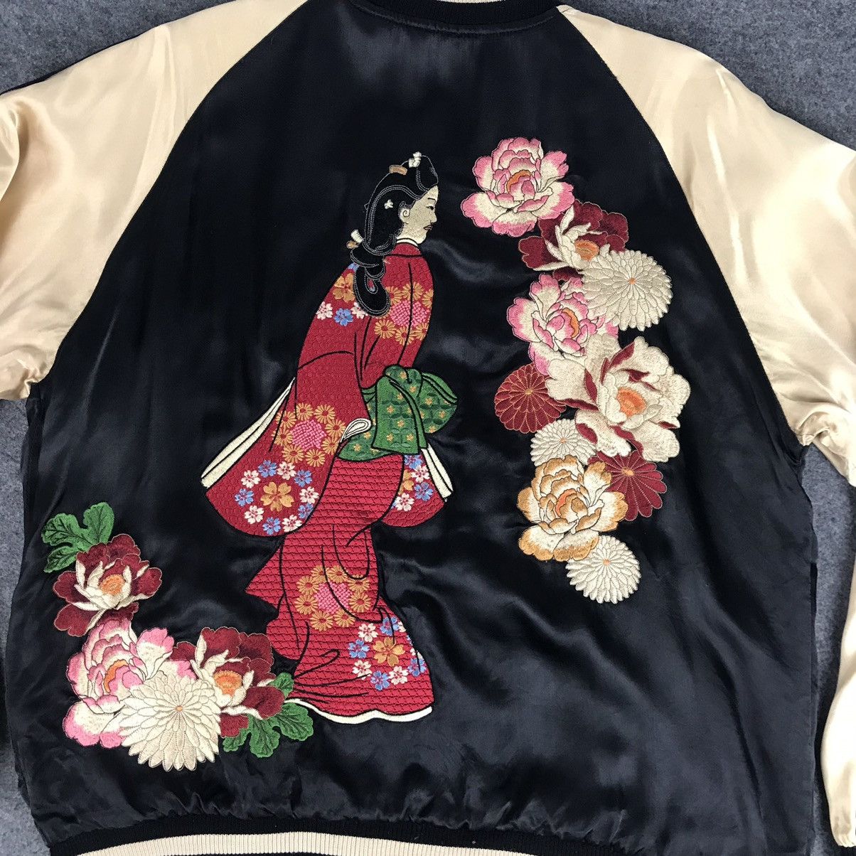 Toyo Enterprises Reversible Vintage Geisha sukajan souvenir Size US XL / EU 56 / 4 - 12 Thumbnail