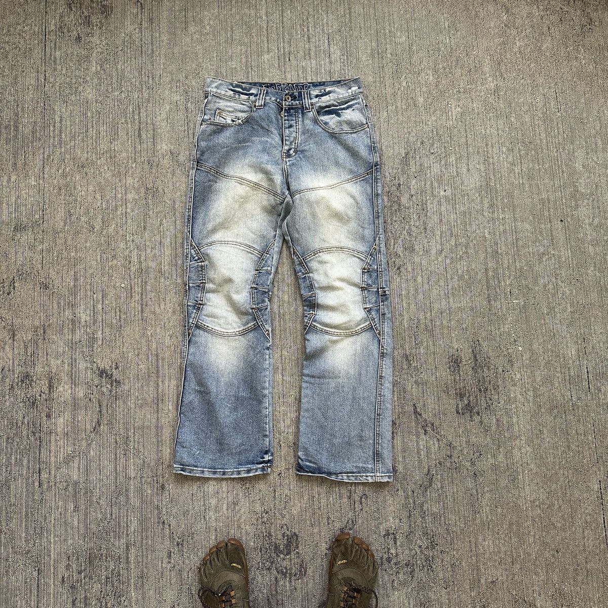 Einght2Nine Y2K Denim Pants Balenciaga Style