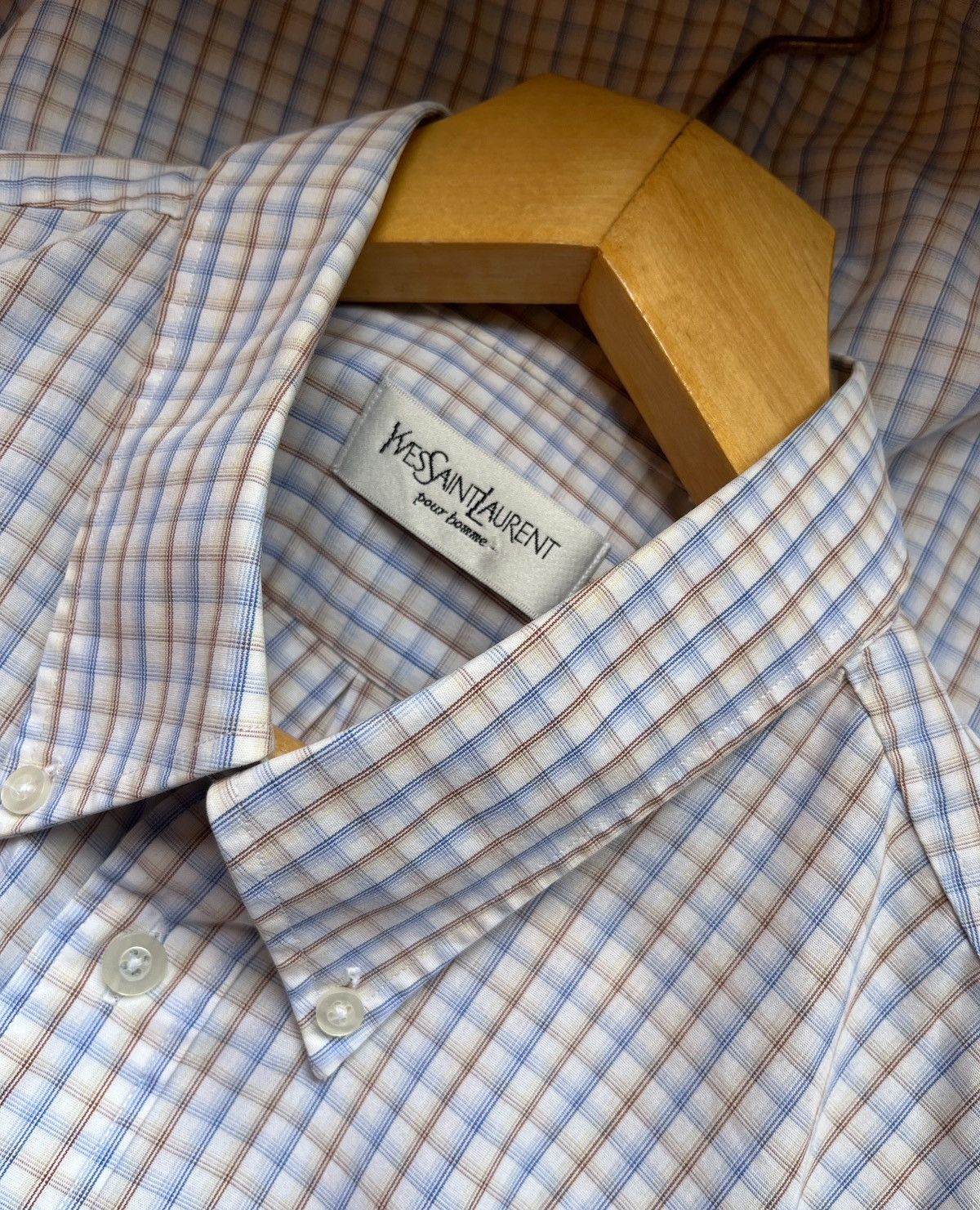 Yves Saint Laurent Yves Saint Laurent Shirt Size US XL / EU 56 / 4 - 5 Thumbnail