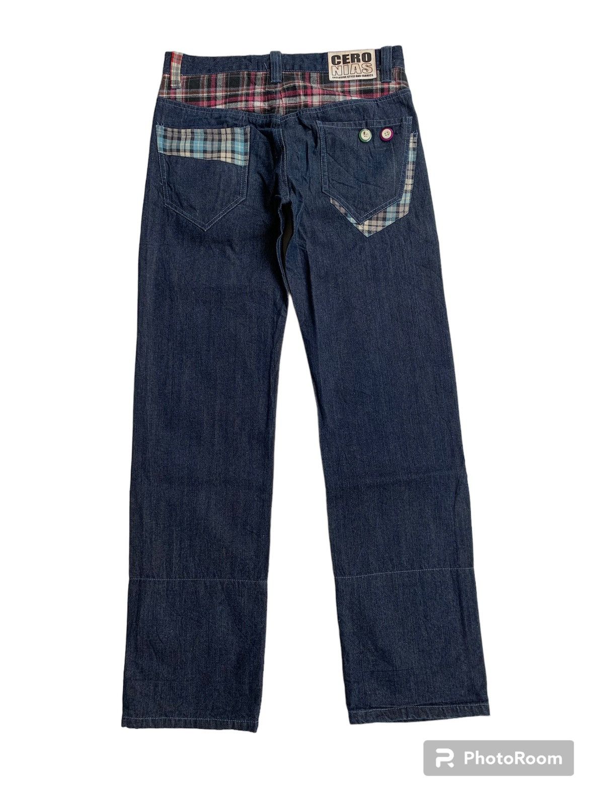 Beauty Beast × Japanese Brand × PPFM Japanese brand y2k ceronias tartan jeans Size US 32 / EU 48 - 1 Thumbnail