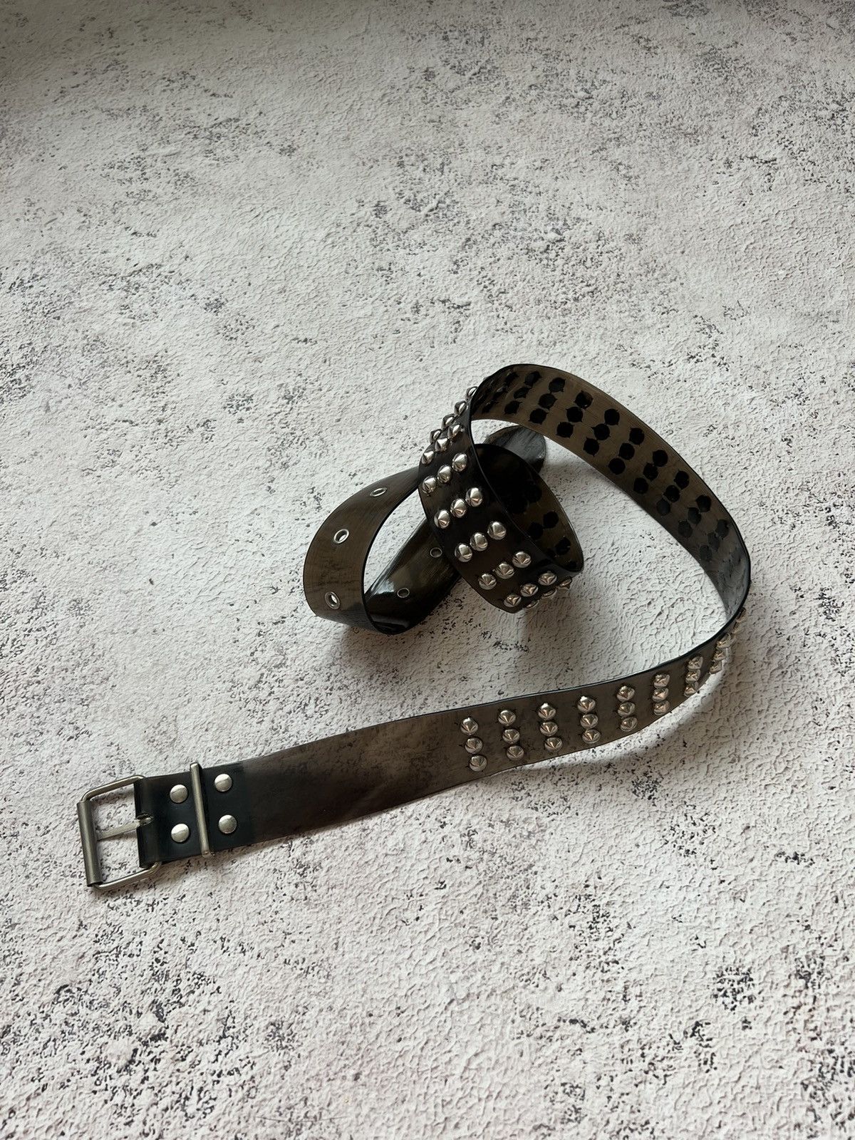 Japanese Brand × Vintage Vintage Y2K Rubber Belt / BB Simon style Size ONE SIZE - 3 Thumbnail